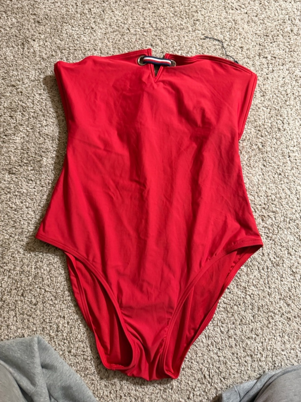 Tommy Hilfiger Red Strapless one piece